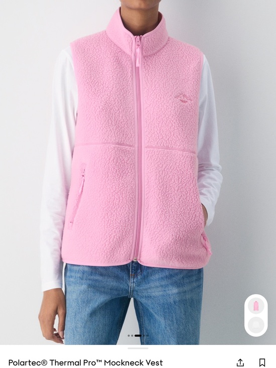 TNA Sweaters - Aritzia TNA Polartec Thermal Pro Sherpa Mockneck Vest - NWOT